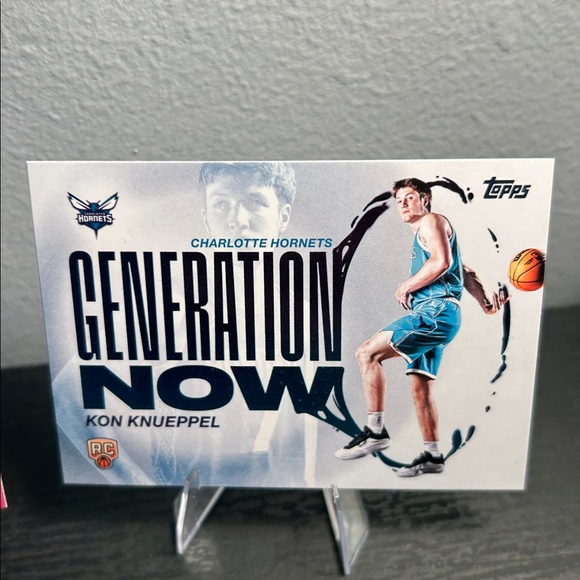 Charlotte Hornets Kon Knueppel NBA Topps Rookie card lot Duke Basketball - Picture 4 of 5